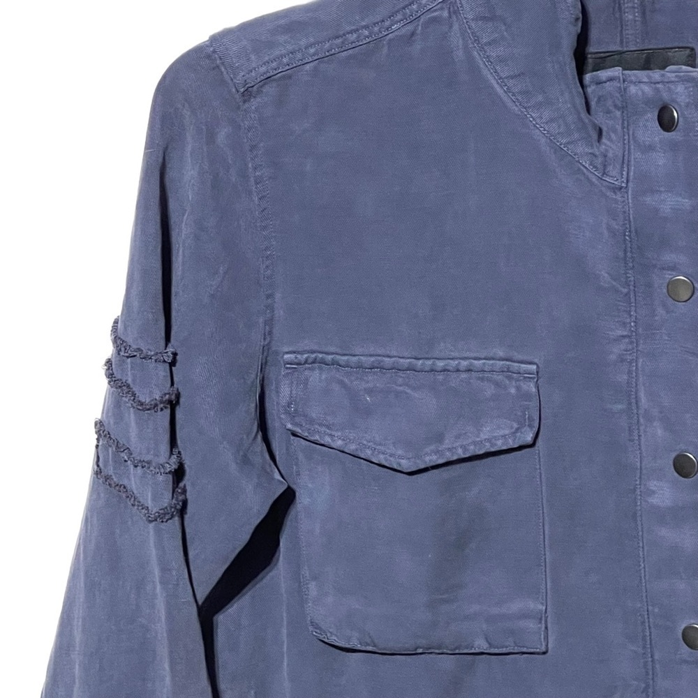 Rails Navy Halifax Drawstring Zip Front Jacket Size Small - Picture 10 of 16